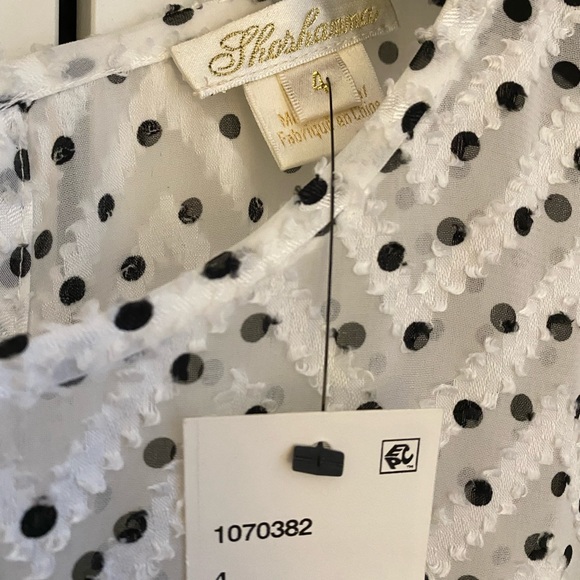 SHOSHANNA NWT Kayleigh Optic/Jet Dress - Picture 4 of 7